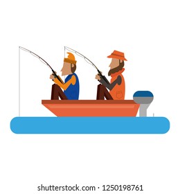 Fishermen in boat