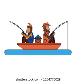Fishermen in boat