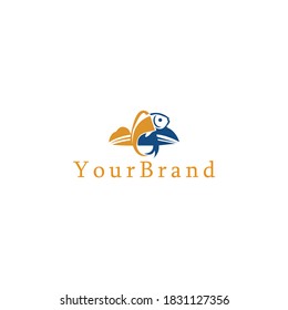 Fishery logo with elegant and elegant design, perfect for your business.
