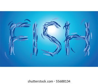 Fishes fish Word