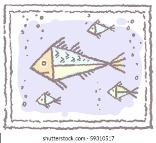 fishes in frame