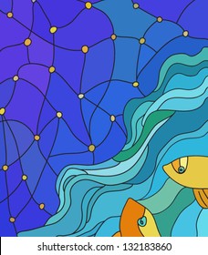 Fishes looking at the sky