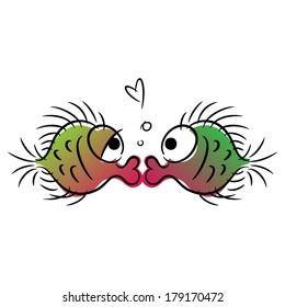 fishes in love