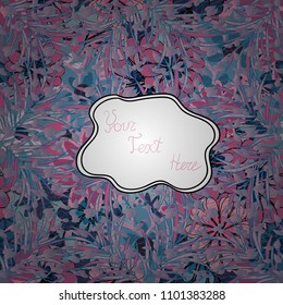 Fishes poster, banner template. Cute fishes can be used as print for baby apparel, t-shirts, kids clothes, cards, packaging design. Swimming fishes cute pattern on gray, pink and orange background.