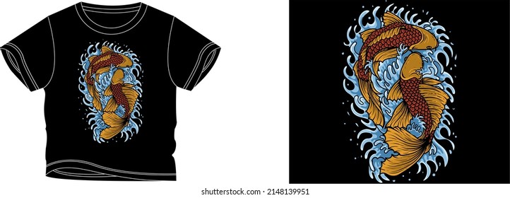 el color de fondo del diseño de las camisetas oscilantes es negro y el color de las camisetas es un color hermoso negro y hermoso diseño