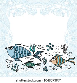 Fishes. Vector illustration