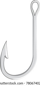 Fishhook vector logo