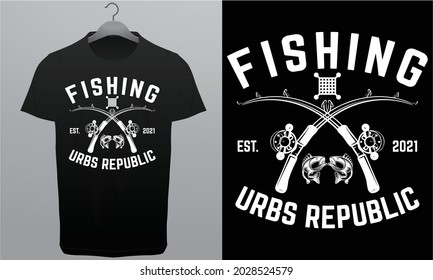 Fishing 2021 Urbis Republic Royalty-Free T-Shirt Design Template