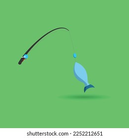 Fishing Activity Design Illustration for Hobby