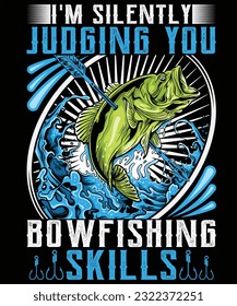 Fishing animal typography vecto graphic t shirt design