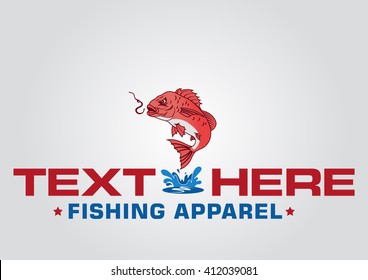 Fishing apparel logo