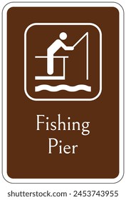 Fishing area sign and labels