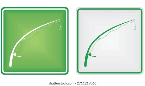 Fishing area sign. vector illustration	