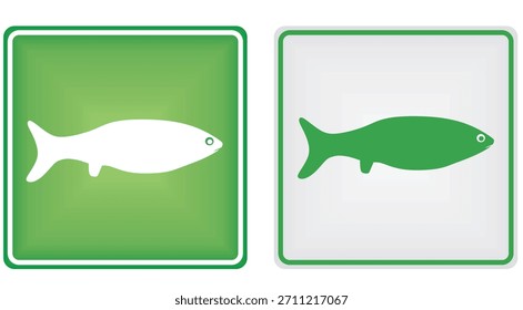 Fishing area sign. vector illustration	