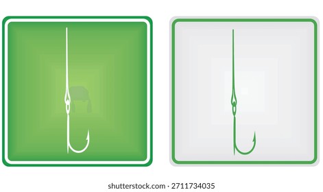 Fishing area sign. vector illustration	