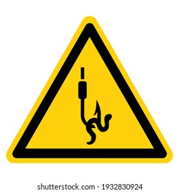 Signo de símbolo de área de pesca, Ilustración vectorial, Aislado en etiqueta de fondo blanco. EPS10
