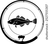 fishing award with cod fish