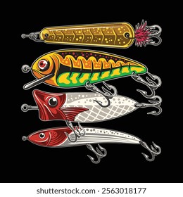Fishing Bait Collection and Pattern