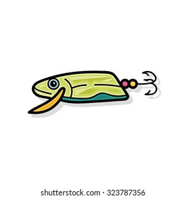 Fishing bait doodle