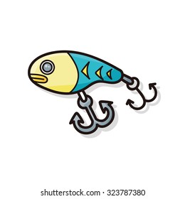 Fishing bait doodle