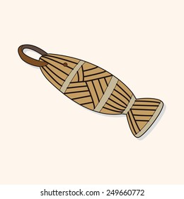 fishing bait equipment theme elements vector,eps
