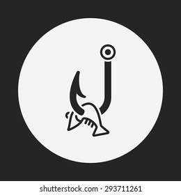 fishing bait icon