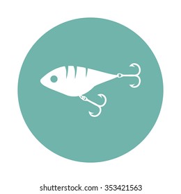 Fishing bait icon