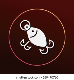 fishing bait icon