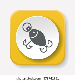 fishing bait icon