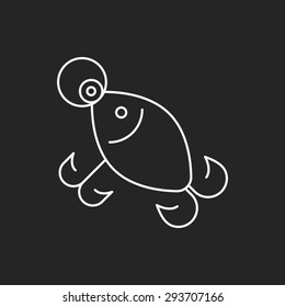 fishing bait line icon