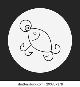 fishing bait line icon