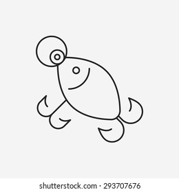 fishing bait line icon