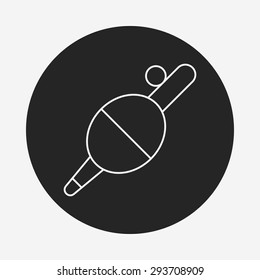 fishing bait line icon