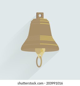 Fishing bell icon stock vector