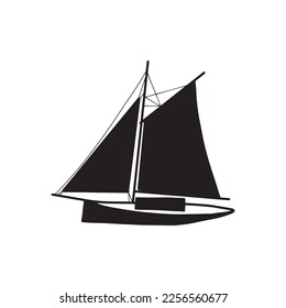 Fishing boat drawing set isolated on white. Colorful icon collection. Small ships in cute flat design. Kid toy style. Vector illustration.