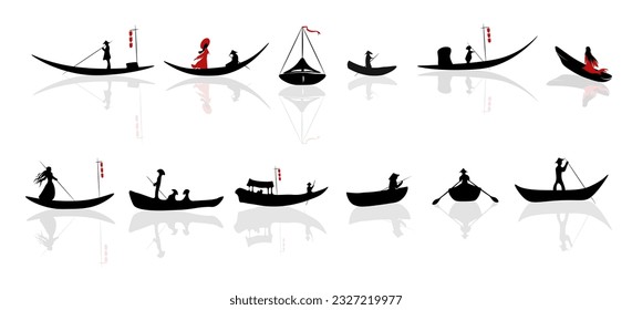 
Fishing boat and fisherman