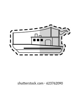 fishing boat icon image 