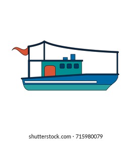 fishing boat icon image 
