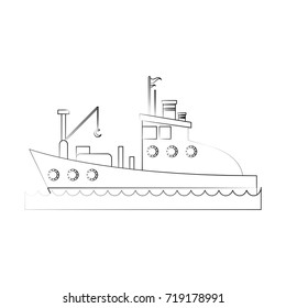 fishing boat icon image 