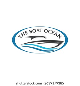Fishing Boat Nautical Rental Logo Design Template Vector Graphic Branding