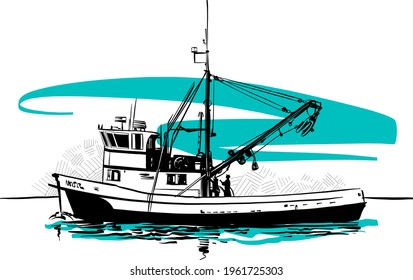 fishing boat on the water