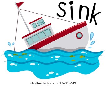 animated sinking boat