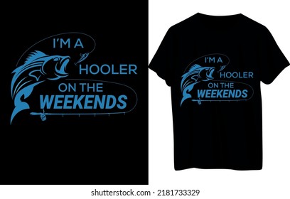 Fishing Or Boating T-Shirt Design  .