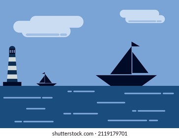 fishing boats sailing in the