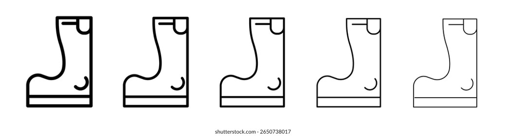 Angelschuhe Symbol flache Illustration Set Logo