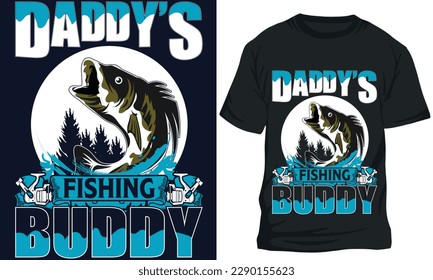 EL BUDO PESQUERO DE DADDY. diseño de camisetas de pesca 