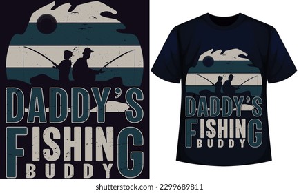 DADDYS FISCHEREIBÜRO . Design des Fangs-T-Shirts 