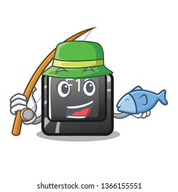 Fishing button f12 in the cartoon shape