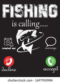 fishing is calling you t shirt, fishing shirt designs - fishing t shirt vector-vintage fishing emblems, labels, badges, logo