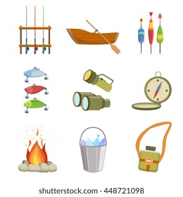 Fishing And Camping Equipment Set